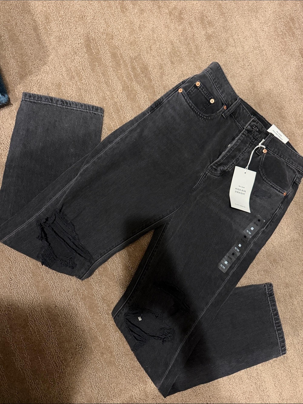 Lucky Brand Black Straight-Leg Women’s Jeans